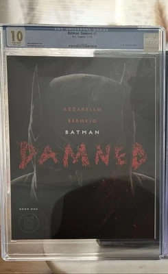 Batman Damned #1 CGC 10 Gem Mint White Pages Cracked Slab 2018 DC Lee Bermejo - Image 1 of 2