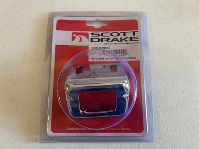 New 1964 1965 Ford Falcon Mercury Comet Chrome Trunk Latch Striker Sprint + + - Image 1 of 4