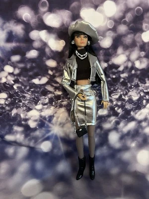 New Silver Coat, Black Top, Silver Skirt, Accessories, Free Gift 🎁 - Image 1 of 4