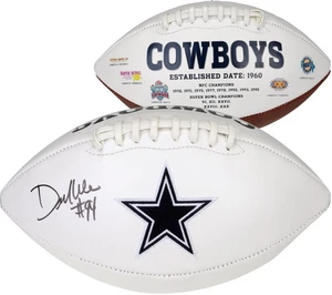 DeMarcus Ware Cowboys Signed White Panel Football - Picture 1 of 1