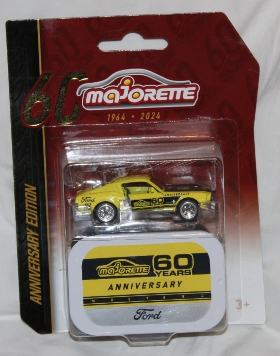 MAJORETTE FORD MUSTANG 60th Anniversary Edition with tin - Image 1 of 1