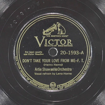 ARTIE SHAW Don'T Take Your Love From Me / It Had To Be You VICTOR 20-1593 VG+ 78 — 第 1/4 张图片