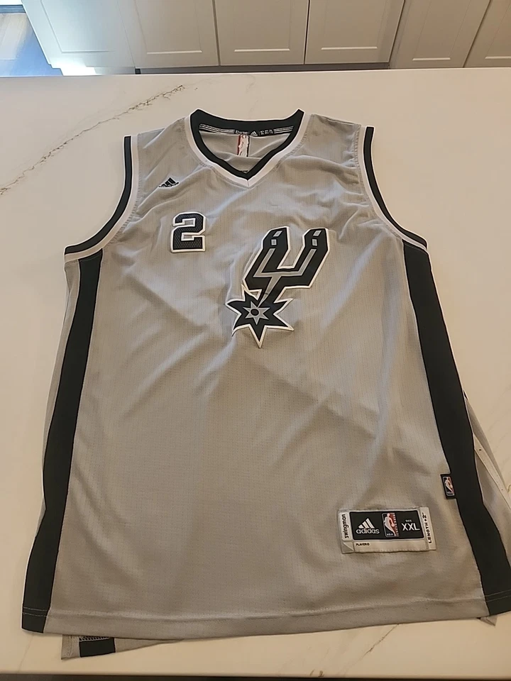 Camiseta de basquete costurada Adidas San Antonio Spurs NBA Finals Kawhi Leonard #2 XXL - Imagem 1 de 4