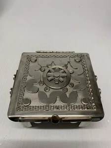 1998 Signed Stanley SZWARC Steel Footed Trinket Box FREE SHIPPING - Picture 1 of 7