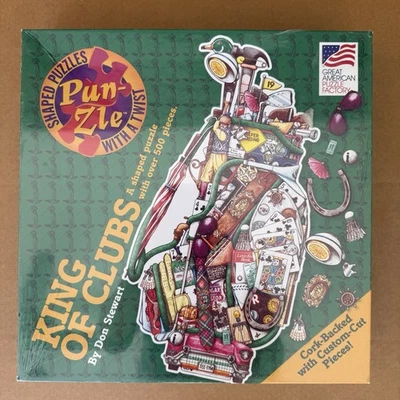 Great American Puzzle Factory KING OF CLUB 500 шт. пазл #9601 в форме - Изображение 1 из 4