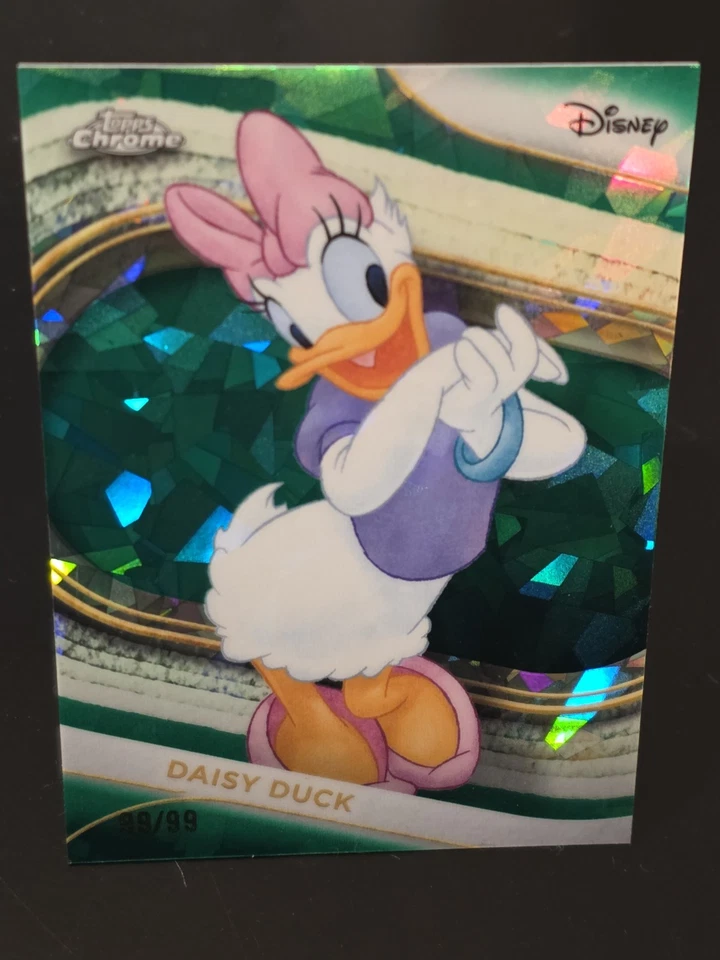 2025 Topps Disney Sapphire Daisey Duck #99/99!!!! Last On Print!!!! - Image 1 of 2