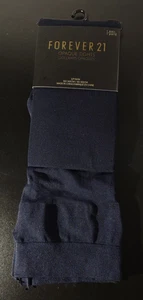 NUEVAS Medias Forever 21 Opacas Azul Talla S/M Pequeñas/Medianas - Imagen 1 de 4