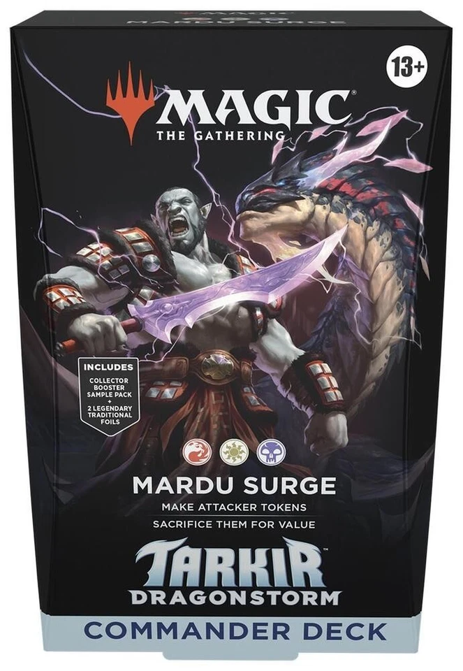 MTG Tarkir Dragonstorm Commander Deck – Mardu Surge (RWB) Sealed - Image 1 of 1