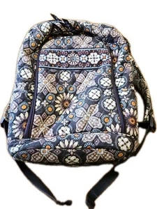 Vera Bradley Flower Shower backpack With Laptop Sleeve In Back - Picture 1 of 15