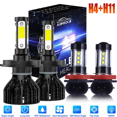 For Toyota Hiace 2006-2015 8000K White Combo LED Lamp + Fog Lights Bulb Kit - Image 1 of 4