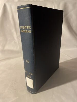 1965 January-June, Scientific American Magazine Bound Volume #212 (BM67) - Image 1 of 4