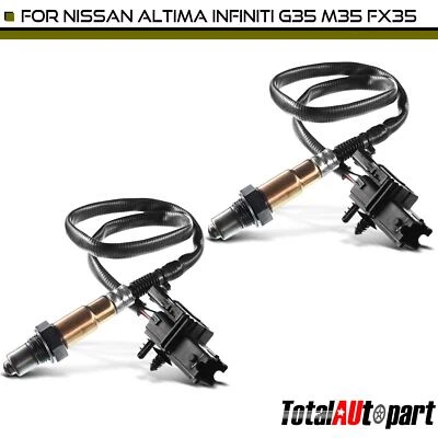 2Pcs O2 Oxygen Sensor for Infiniti FX35 M35 2007-2008 G35 2007 V6 3.5L Upstream - Image 1 of 4