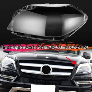 Cubierta de lente de faro delantero izquierdo para W166 GL350 GL450 GL550 2012-2016 - Imagen 1 de 10