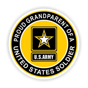 Orgulloso abuelo de un soldado de los Estados Unidos coche vehículo imán - ENVÍO GRATUITO - Imagen 1 de 1