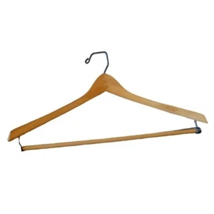 John James Batts Vintage Wooden Hanger Suit Hanger Classic Retro Stamped - Picture 1 of 3
