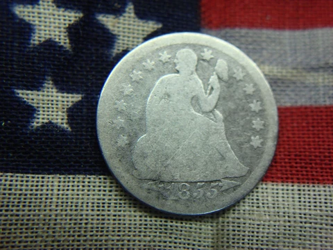 1855 SEATED LIBERTY DIME - VAR. 3 - ARROWS AT DATE Cover
