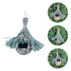Straw Bird Nest Weaving Accessory Hanging Birdhouse Cage