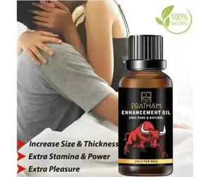 Natural Enhancement Oil Enhances Growth Increase-size For Male 100% Pure 15 ml - Picture 1 of 5