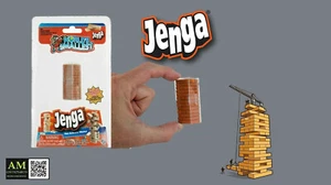 World Smallest - Jenga - Blockstapel-Spass Miniaturform - New/Boxed - Picture 1 of 5