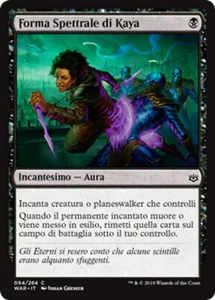 MTG KAYA's GHOSTFORM EXC - FORMA SPETTRALE DI KAYA - WAR - MAGIC - Picture 1 of 1
