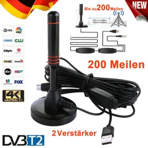 DVB-T2 HD Antenne 36DBi Verstärker 5M KabelFernsehkanäle Free TV-Programme Neu - Bild 1 von 12