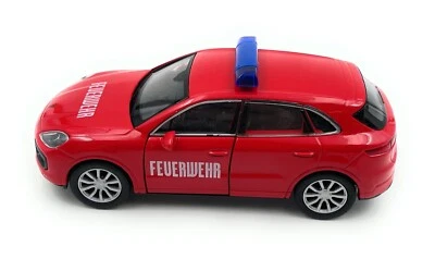 Porsche Cayenne SUV Pompieri Modellino Auto Licenza Prodotto 1:3 4-1:3 9 - Immagine 1 di 2