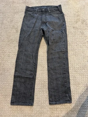 Pantalones de mezclilla negros Armani Jeans talla 30x30 diseñador de moda Y2K  Foto 1 de 4