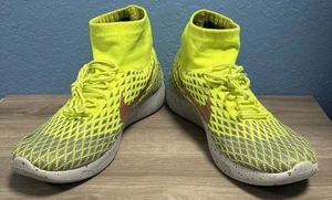 NIKE Shoes LUNAREPIC FLYKNIT SHIELD Mens Size 12 Volt Green Running 849664-700 - Picture 1 of 11