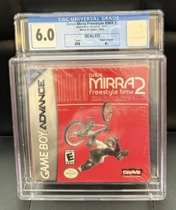 Dave Mirra Freestyle BMX 2 GBA CRAVE Variant usa-1 Rare!! CGC 6.0 Sealed - Picture 1 of 2