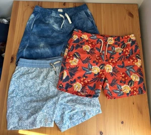 Fair Harbor Boys Youth Swim Trunks Board Shorts Lined Size Medium LOT Tropical - Picture 1 of 7