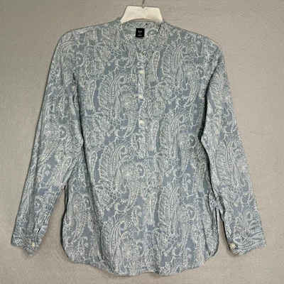 Gap Women's Cotton Floral Tunic Size M Paisley Print Bohemian Hippie Cottagecore - Image 1 of 4