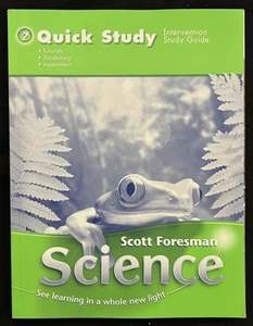 2nd Grade - SCIENCE - QUICK STUDY - Intervention Study Guide (2006, Foresman) - Picture 1 of 11