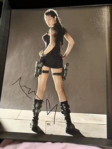 Angelina Jolie SIGNIERTES Foto 11x14 AUTOGRAMM BECKETT COA Tomb Raider - Bild 1 von 8