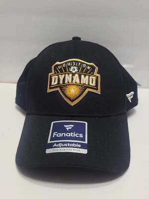 Houston Dynamo MLS Soccer Adjustable Strap Hat Cap Fanatics Old Logo OSFM NWT - Image 1 of 4