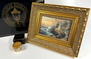NEW 2004 Thomas Kinkade Miniature Mini Litho Painting Print w/ Hanger 41006 - Picture 1 of 16