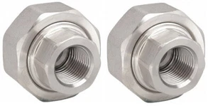 (2 Pack Ships Fast) 3/8" NPT 316 Stainless Steel Threaded Pipe Union | 304 - Picture 1 of 6