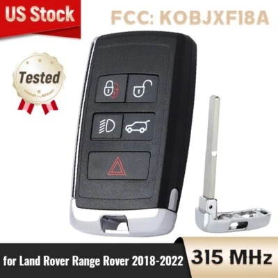 PARA 2018 2019 2020 - 2022 RANGE ROVER MANDO A DISTANCIA LLAVERO INTELIGENTE 315 MHz KOBJXF18A Foto 1 de 4
