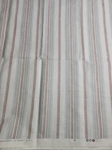 Richloom Beige/Brown Striped Lightweight Upholstery Fabric 3/4 Yard - Picture 1 of 5