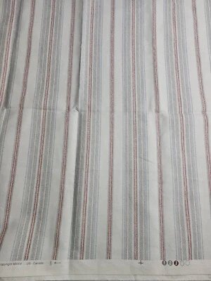 Richloom Beige/Brown Striped Lightweight Upholstery Fabric 3/4 Yard - Image 1 of 4