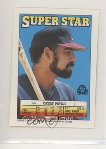1988 O-Pee-Chee Super Star Sticker Backs Ozzie Virgil Bret Saberhagen ( 153)