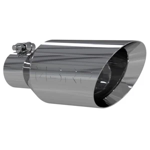 MBRP T5161 Stainless Angled Rolled End Round 2.5 inch Universal Fit Exhaust Tip - Foto 1 di 3