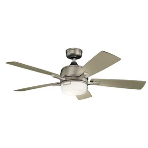 Ceiling Fan with Light Kit - with Transitional inspirations - 17 inches tall by - Picture 1 of 6