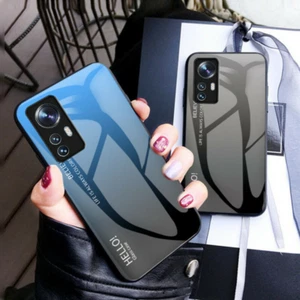 For Xiaomi 12 Pro 11 Pro 12 X Pro Glossy Magnetic Case Cover + Tempered Glass - Picture 1 of 34