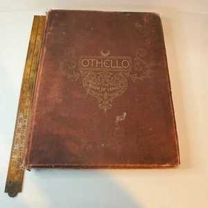 Othello The Moor Of Venice 1890 Antique Shakespeare Illustrated Oversize Folio - Picture 1 of 23