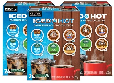 Colección de cápsulas K-Cup ICED and Hot Coffeehouse 72 cápsulas las mejores para 3/2025 Foto 1 de 4