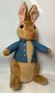 Juguete suave de peluche grande Peter Rabbit 23" de alto oficial de Rainbow Designs en muy buena condición (A4) - Imagen 1 de 4