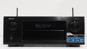 DENON AVR-X6300H 11.2 Channel 140W 4K HOME THEATER RECEIVER Black Used Japan - Picture 1 of 6