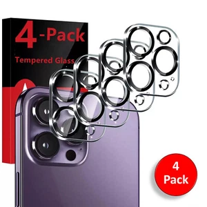 4x Tempered Glass Camera Lens Cover Protector For iPhone 16 15 14 13 12 Pro Max - Picture 1 of 6
