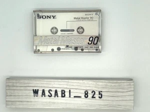 Sony Metal Master 90 Minutes Cassette Tape Half Metal Position Ceramic Japan New - Picture 1 of 3