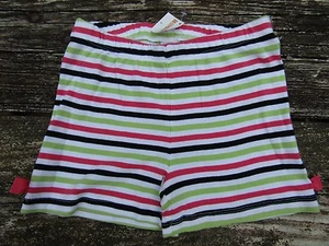 NWT Gymboree Girls Shorts Size 6 Palm Beach Paradise Stripes Bows 100% Cotton - Picture 1 of 4